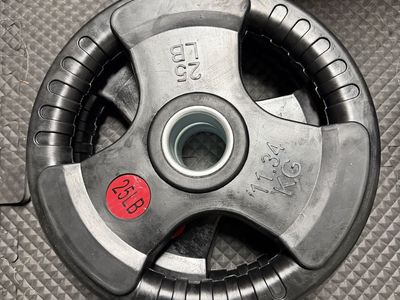 Pair of 25 LB Olympic Weight Plates – Brand New