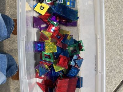 Magnetic Building Tiles Set magnatiles
