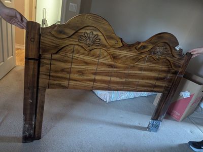 queen headboard w/ frame