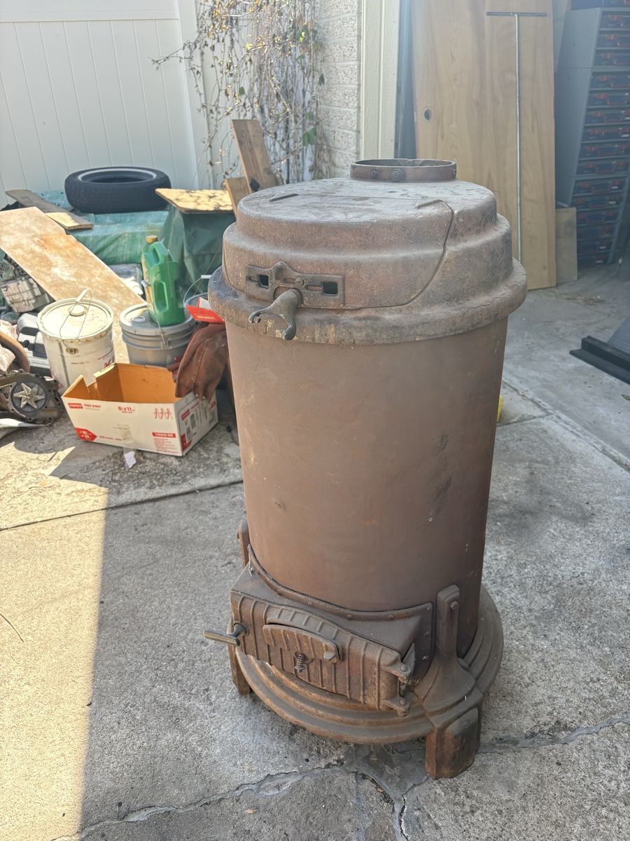 Antique 1940's Coal Heater