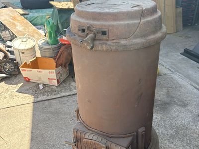 Antique 1940's Coal Heater