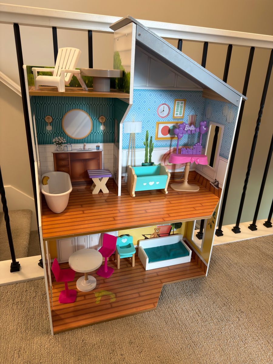 Barbie's, House, Car And Accessories