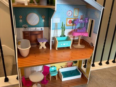 Barbie's, House, Car And Accessories