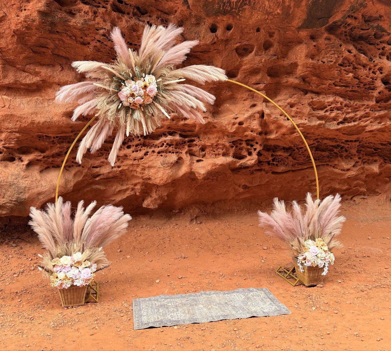 Boho Floral Arch Piece