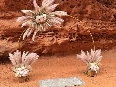 Boho Floral Arch Piece