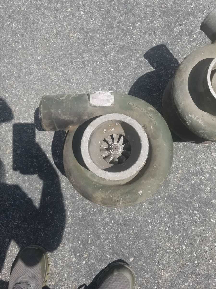 2 Cummins turbo chargers