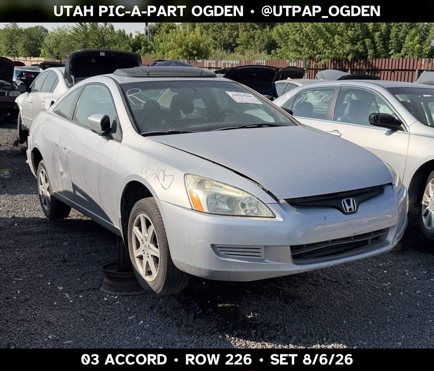 Just In! 2003 Honda EX-V6 Parts - UTPAP Ogden
