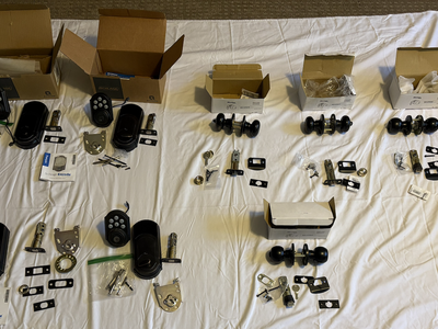 9 Exterior Doorknob Set