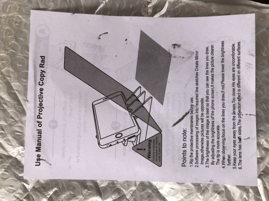 Projection Screen Fir Phone Drawing