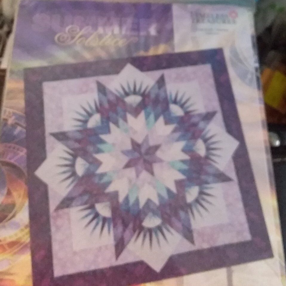 SUMMER SOLSTICE QUILT TOP PATTERN....PAPER PIECING