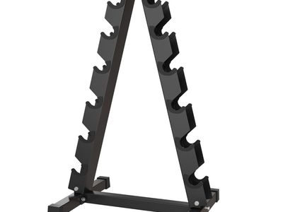 A-Frame Dumbbell Rack Sturdy Steel Weight Storage Stand
