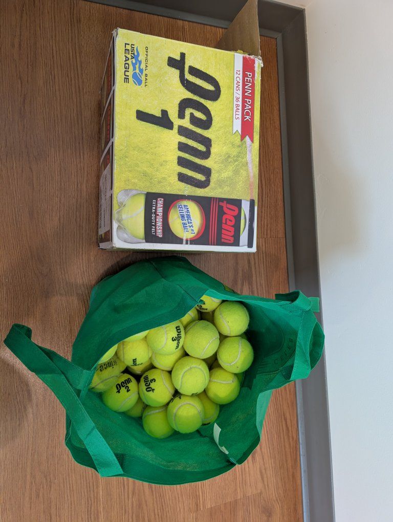 Penn Championship Tennis Balls - Used, Good Condition (approx. 50+ balls)