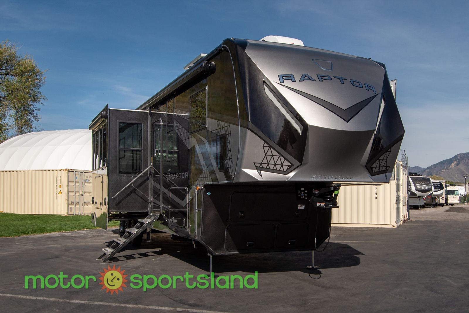 2026 Keystone Raptor 415 Toy Hauler Garage Bunkhouse Bunks Bunk House