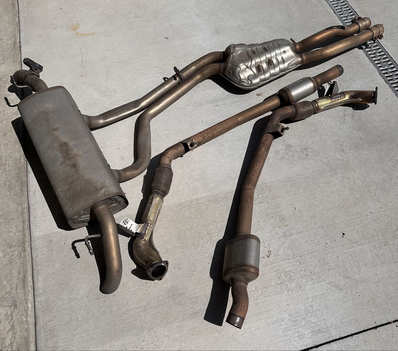 2019 Audi SQ5 Stock Cat Back Exhaust