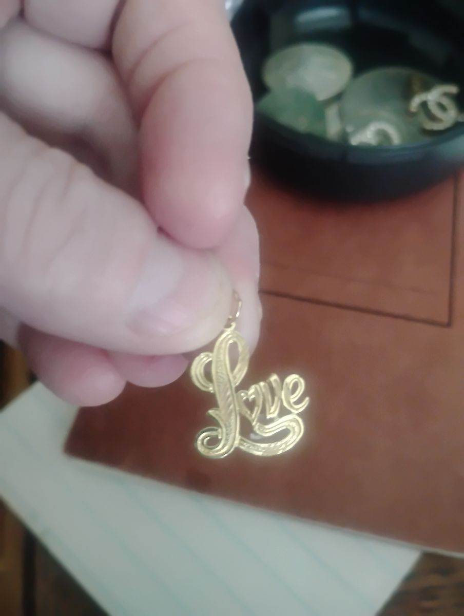 Tiny Sale Today 10-3 Small 14k Yellow Gold Love Pendant & Nintendo 2DS Console 7350 S 22OO Price Negotiable
