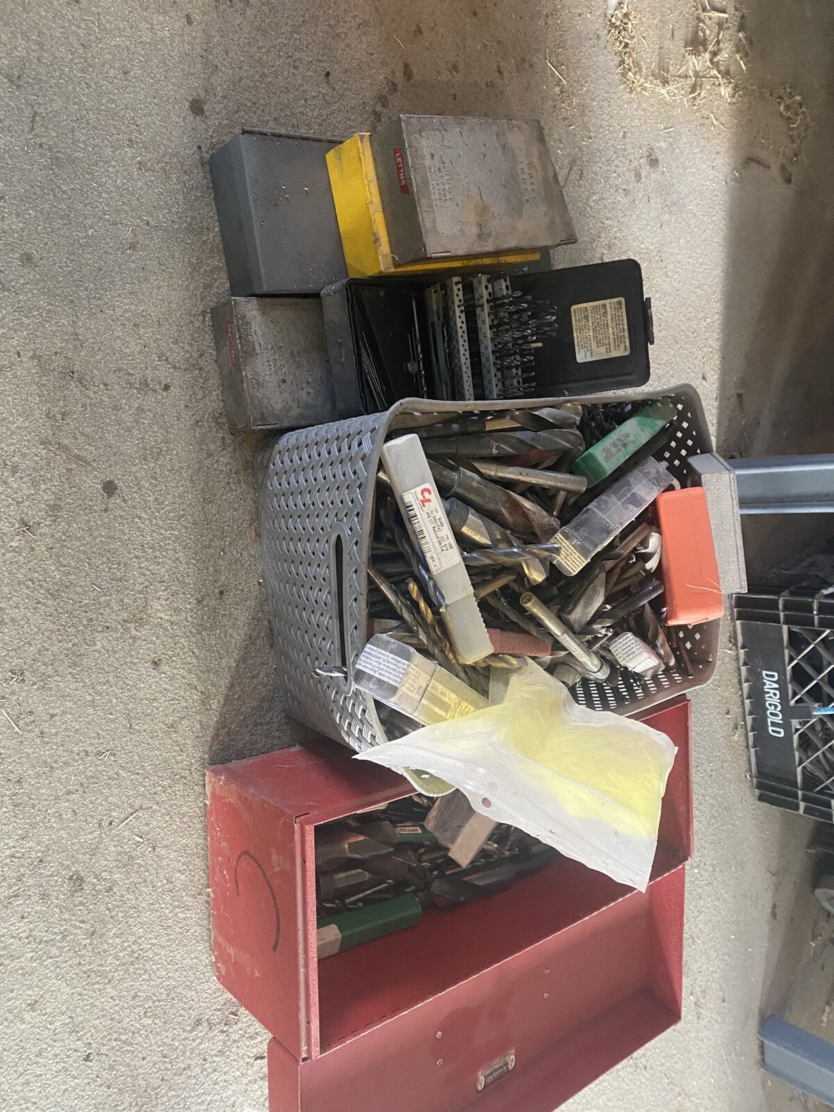 Assorted Drill Bits & Index Cases