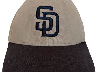 San Diego Padres Two Tone Khaki Adjustable Hat