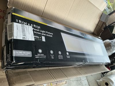 1x4 LED Flat Panel Light Fixtures – New