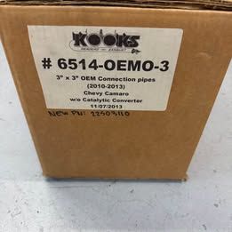 2010-2015 Camaro SS/ZL1 3x3 Connection Pipes w/o Converters