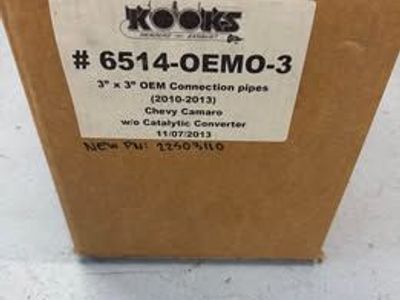 2010-2015 Camaro SS/ZL1 3x3 Connection Pipes w/o Converters