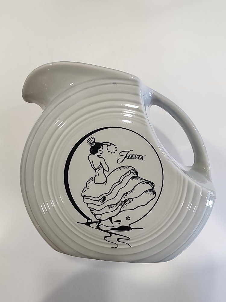 Fiestaware Dancing Lady disc pitcher