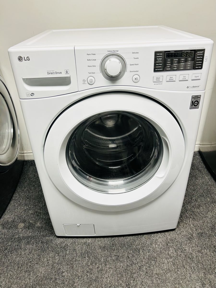 LG 4.5 cu ft capacity washing machine 