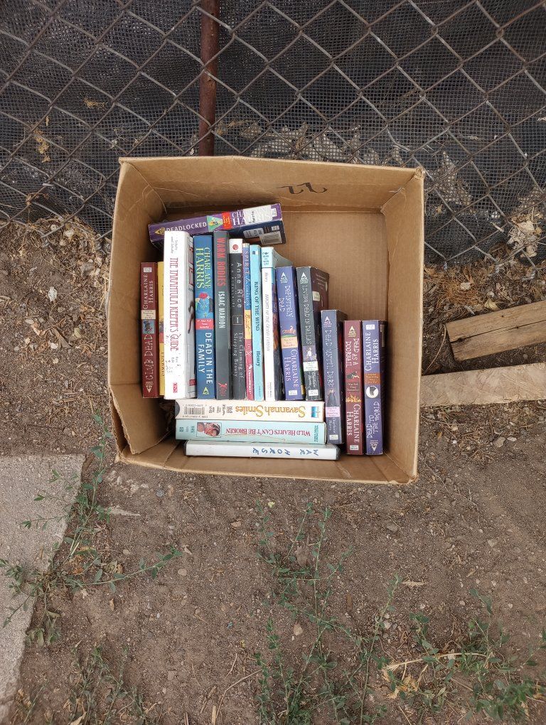 Free books and wood