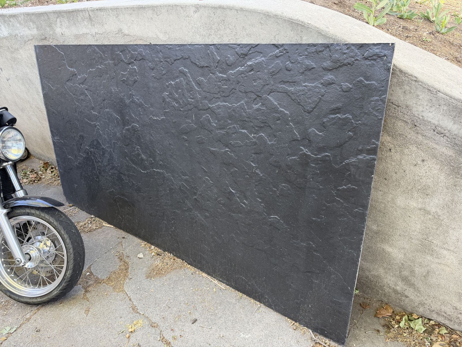 Large Black Stove Heat Shield Panel