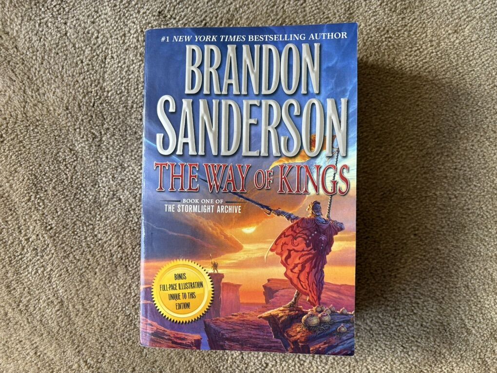The Way of Kings, by Brandon Sanderson (paperback)