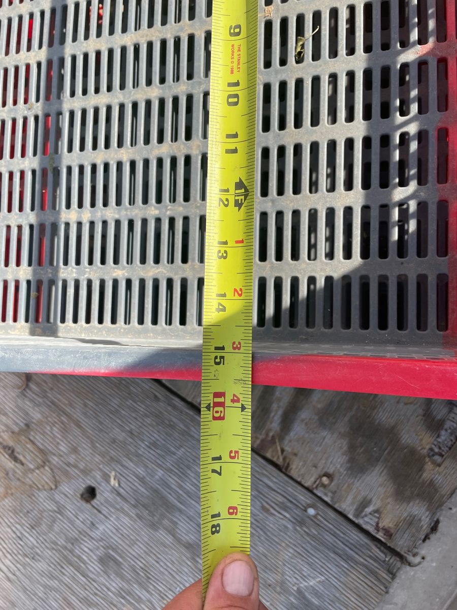 Collapsible folding crate Drying racks, harvest, herb & vegetable drying, stackable