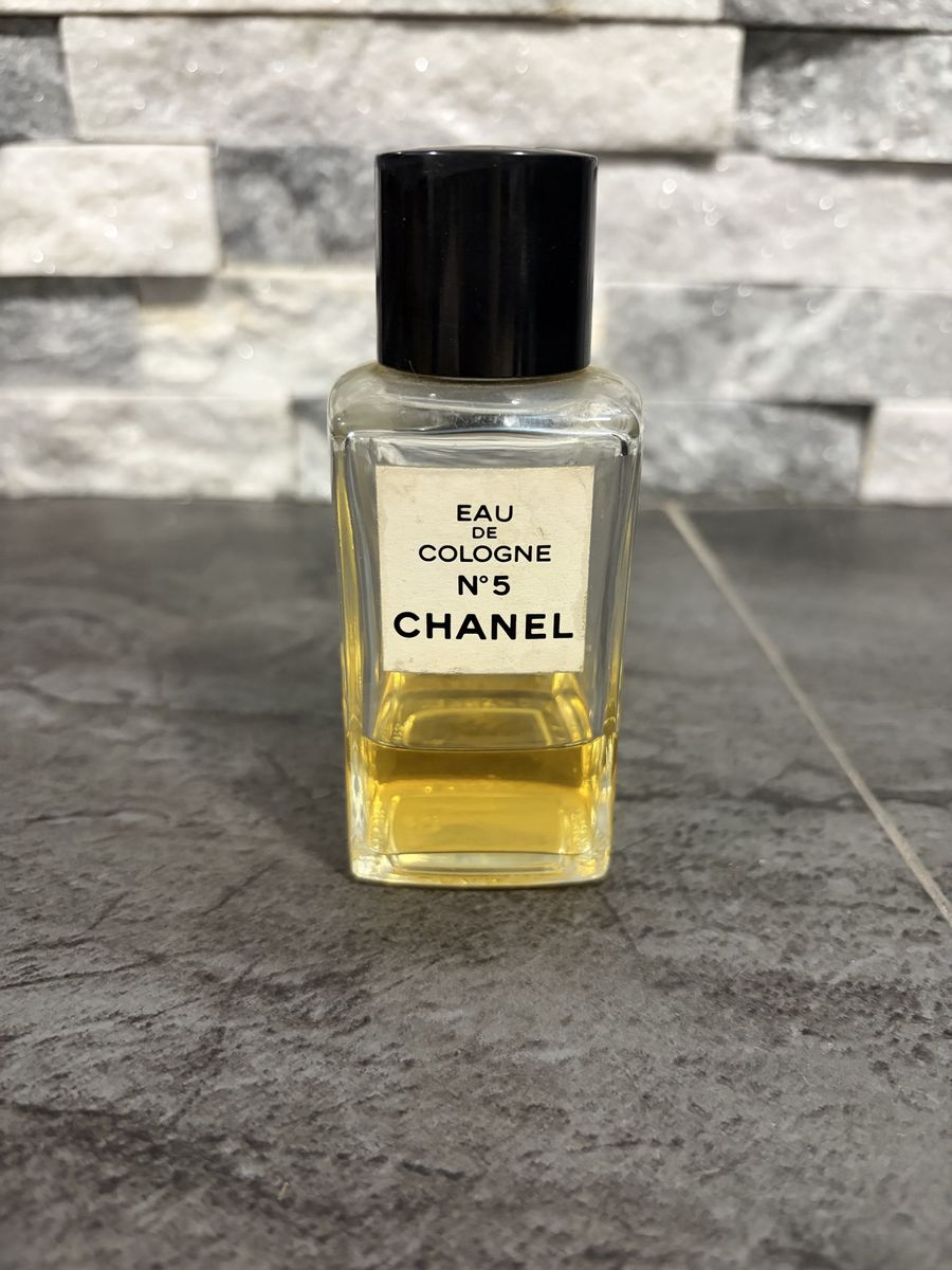 Vintage bottle of Chanel No. 5 Eau de Cologne
