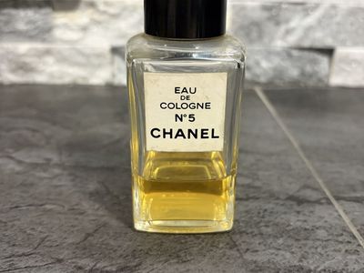 Vintage bottle of Chanel No. 5 Eau de Cologne