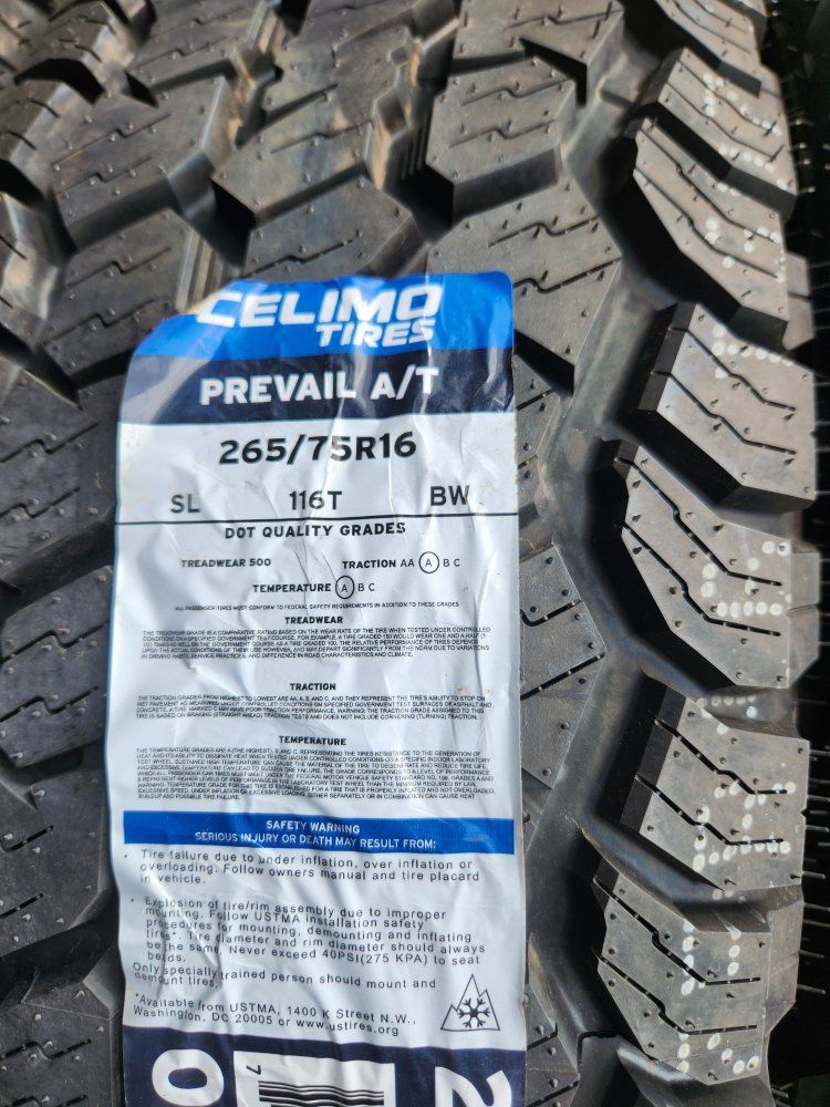 265/75r16 celimo prevail at