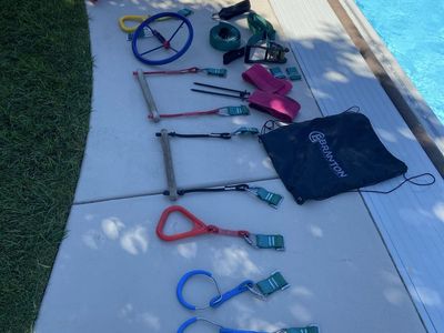 BRANTON Ninja Warrior Slackline Obstacle Course for Kids