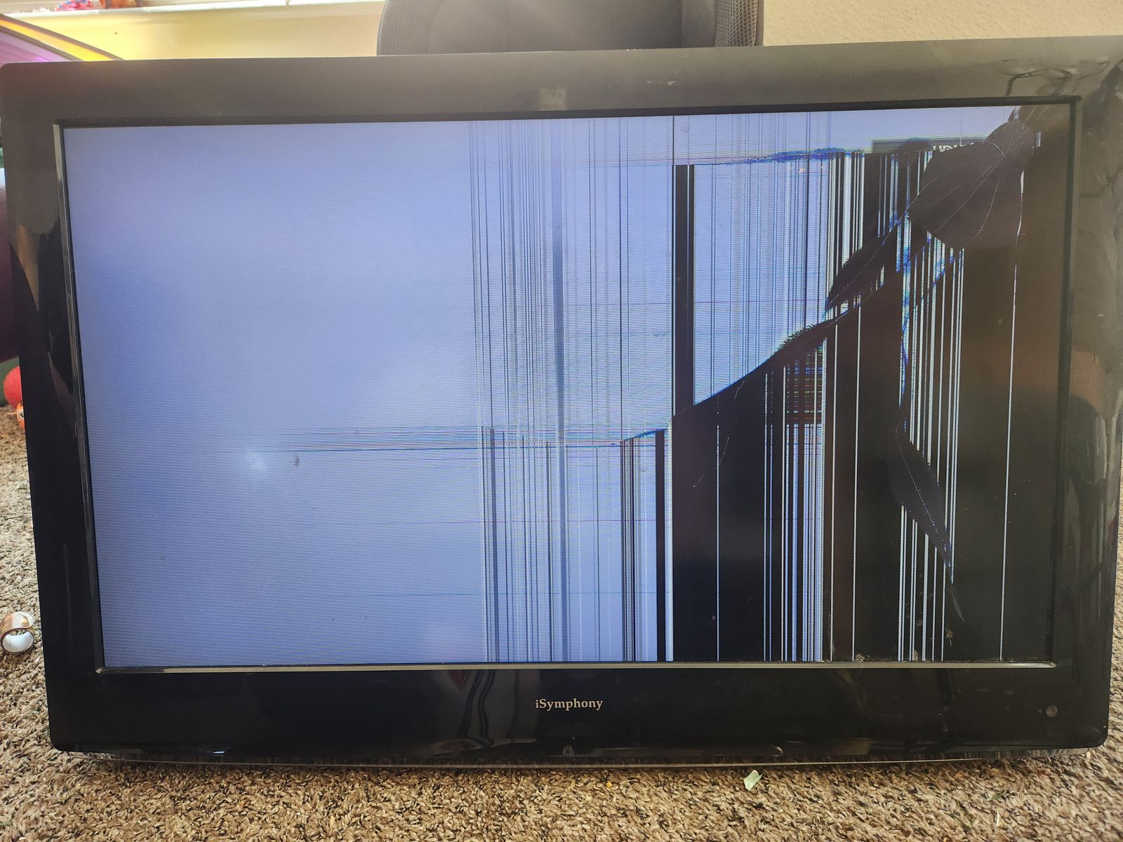 Broken tv
