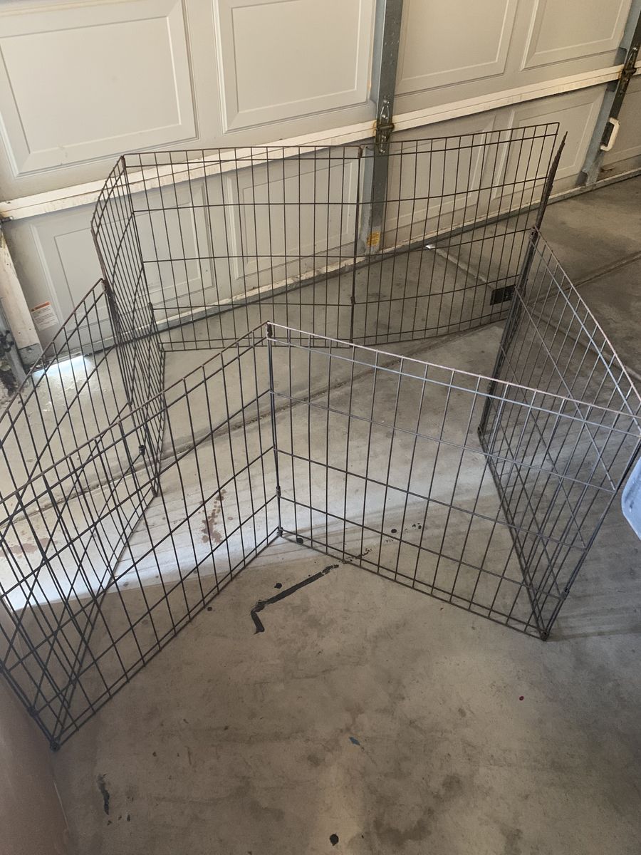 FREE foldable metal pet play pen