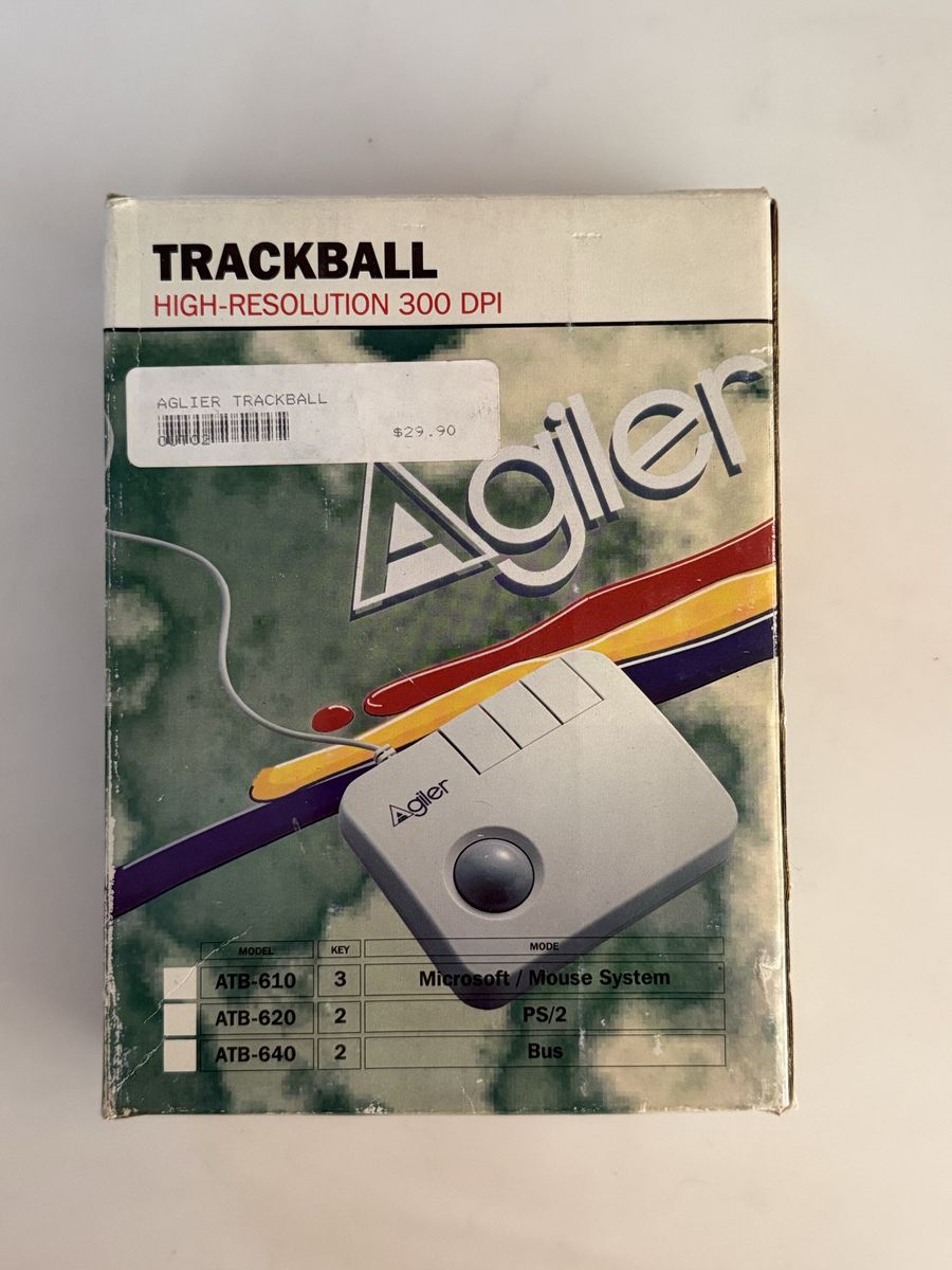 Vintage Trackball / Mouse in Original Packaging