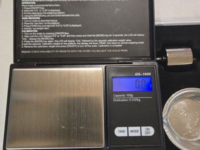 Hornady GS-1500 Electronic Scale, 100g Capacity, 0.005g Graduation, Reloading Scale