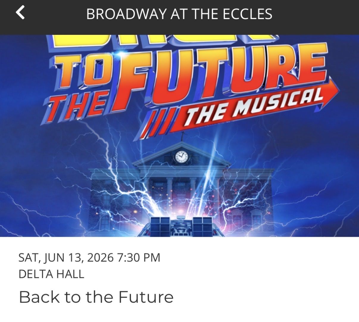Back to the Future
