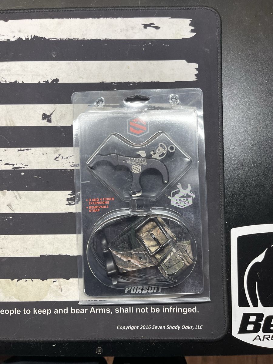 Scott pursuit thumb button release