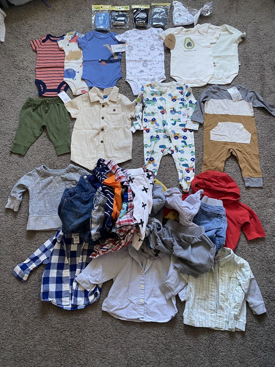 Huge lot of Baby boy 3m, 3-6m & 6m clothes