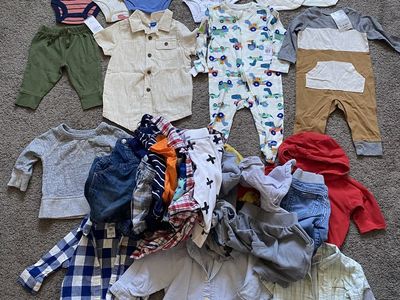 Huge lot of Baby boy 3m, 3-6m & 6m clothes