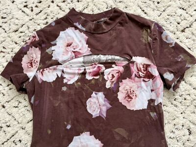 Women's Mock Neck with Keyhole Cutout