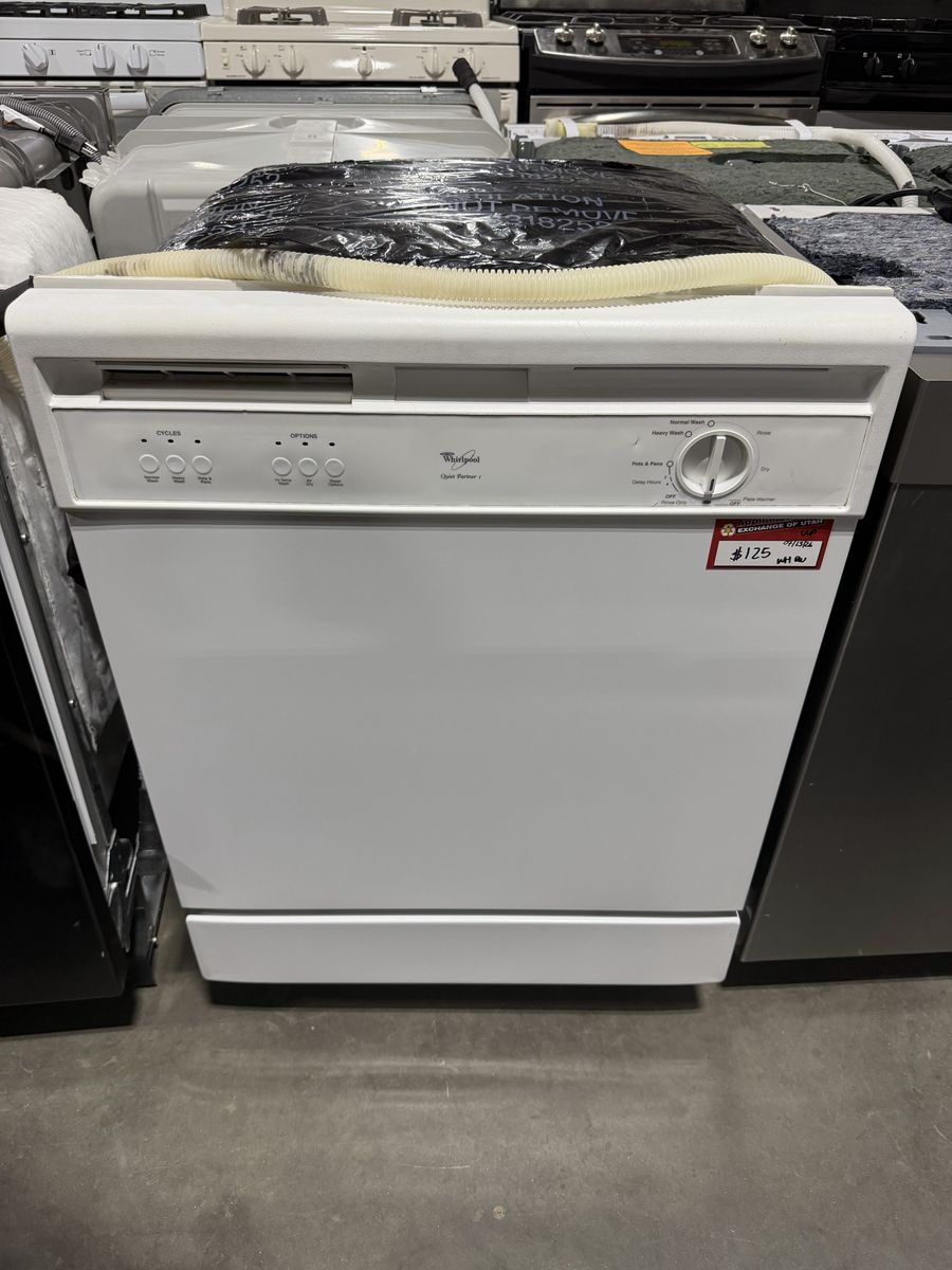 Whirlpool Quiet Partner I White Built-In Dishwasher