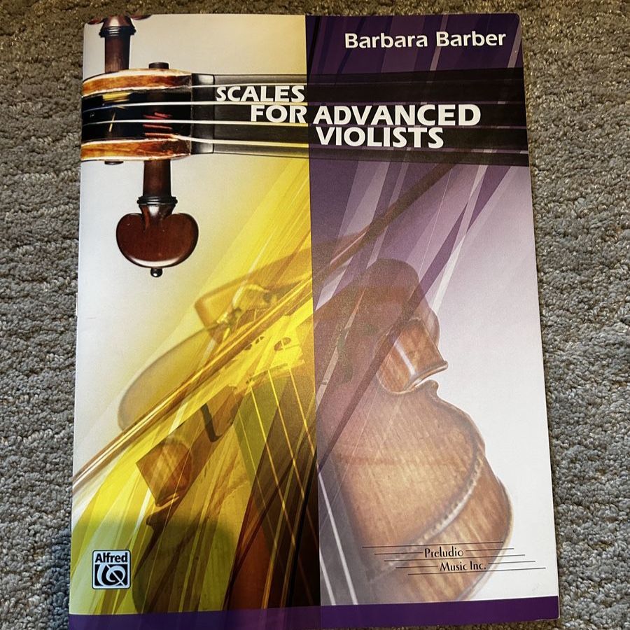 Scales for Advanced Violists by Barbara Barber