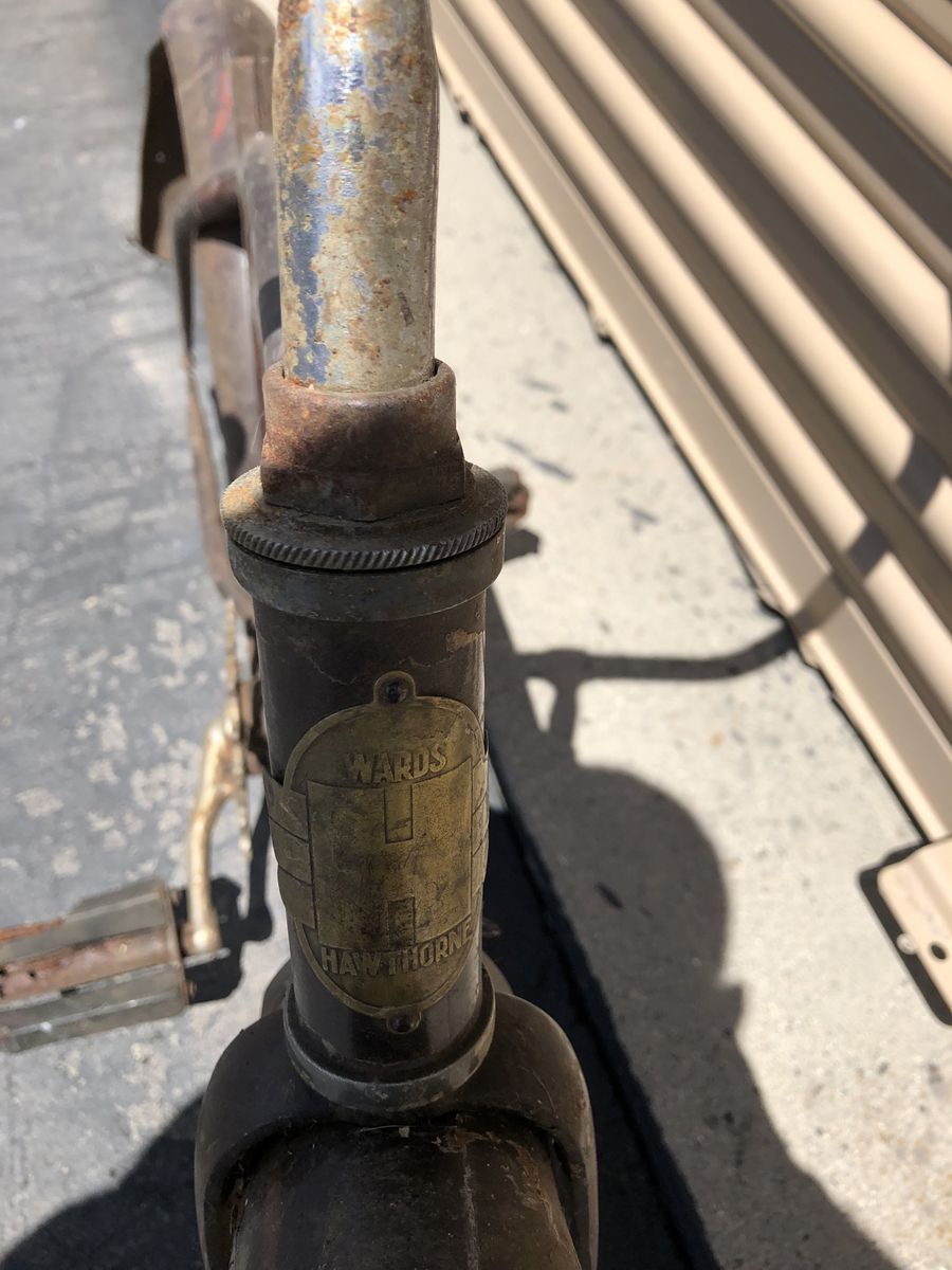 Vintage 1930s wards Hawthorne-bicycle