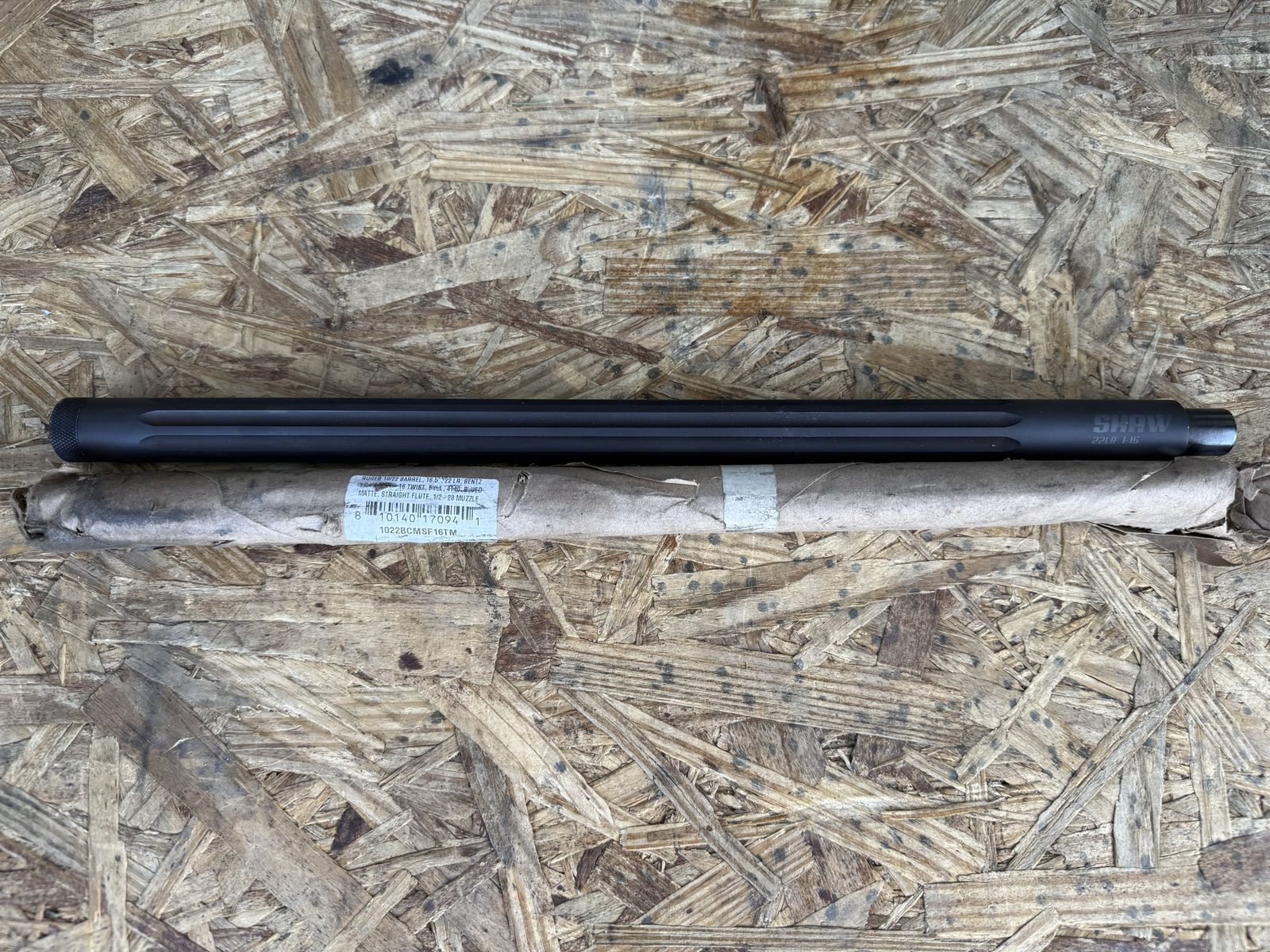 Shaw 16” Fluted Threaded Bull Barrel for Ruger 10/22 10 22