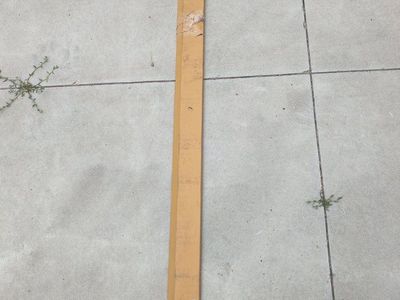 Single Bevel Skid Steer Bucket Cutting Edge Blade, 16 Mn Steel 66" X 4" X 1/2"