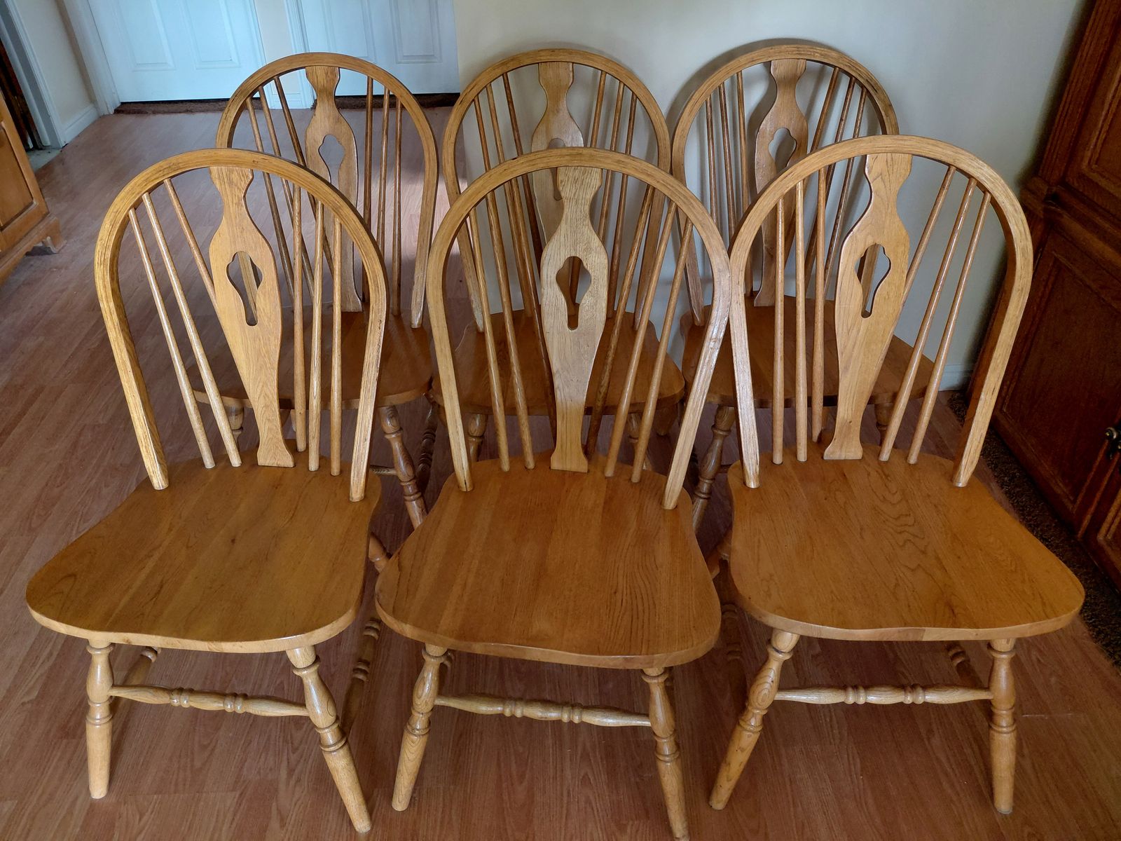 Wood chairs