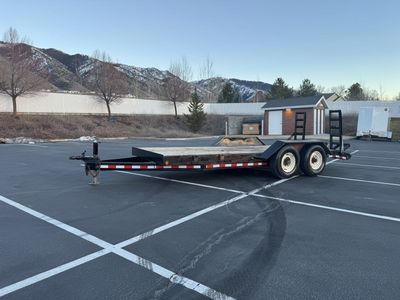Heavy Duty 18’ x 7’ Flatbed 14k With Ramps